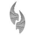 Angel wings emblem  - Chrome ABS Self Adhesive